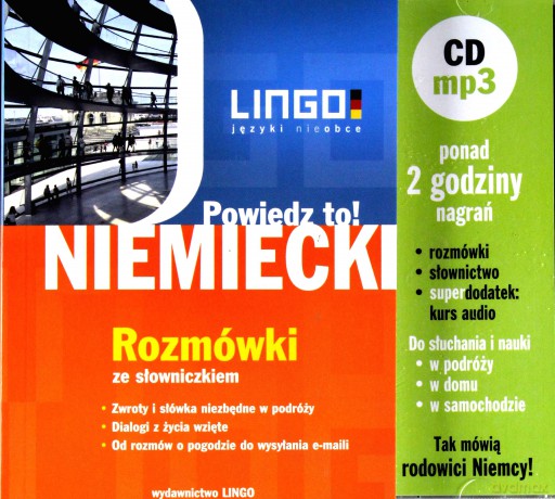 Niemiecki. Rozmówki. Powiedz To! [KSIĄŻKA]+[AUDIOBOOK] [CD]