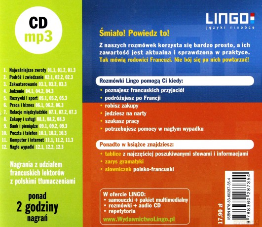 Francuski. Powiedz To! Rozmówki ze słowniczkiem [KSIĄŻKA]+[AUDIOBOOK] [CD]