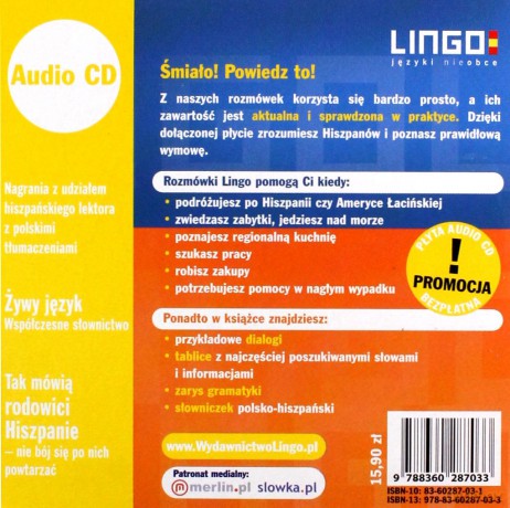 Hiszpański. Powiedz To! Rozmówki ze słowniczkiem. [KSIĄŻKA]+[CD]
