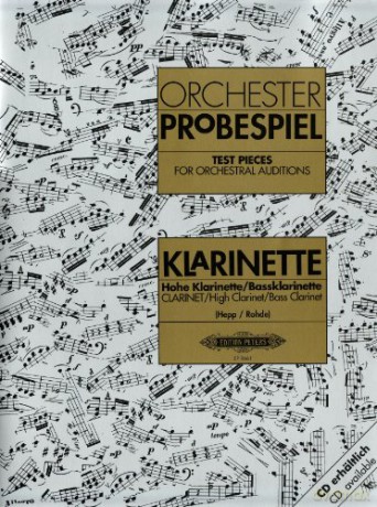 Test Pieces for Orchestral Auditions -- Clarinet, High Clarinet, Bass Clarinet: Audition Excerpts from the Concert and Operatic Repertoire (Edition Peters) - Miscellaneous [KSIĄŻKA]