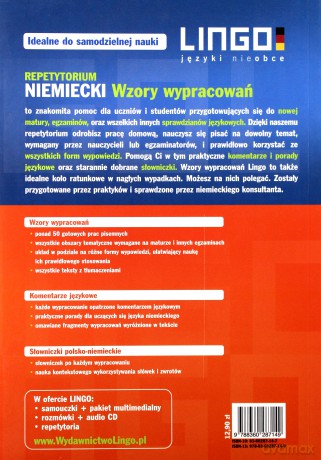 Niemiecki. Wzory Wypracowań. Repetytorium [KSIĄŻKA]