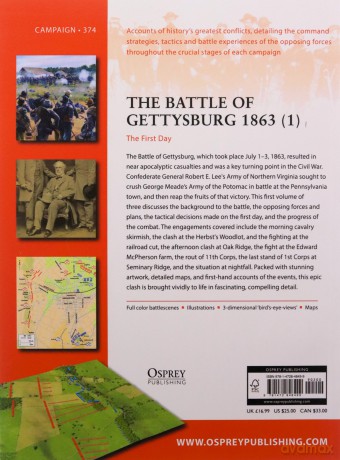 The Battle of Gettysburg 1863 (1): The First Day (Campaign) - Timothy J. Orr [KSIĄŻKA]