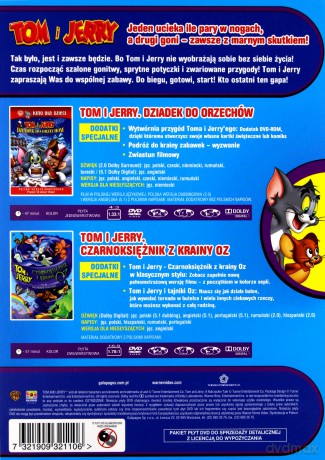 Tom i Jerry: Dziadek Do Orzechów / Czarnoksiężnik Z Krainy Oz [2DVD]