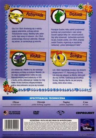 Lilo i Stich serial: Przygoda 3 (Disney) [DVD]