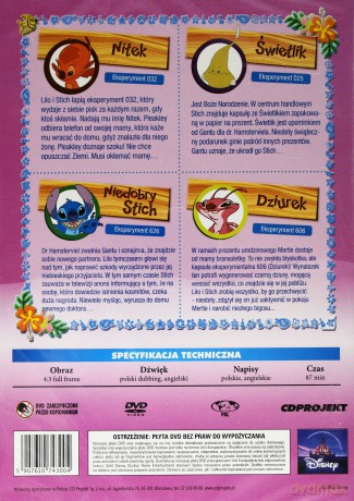 Lilo i Stich serial: Przygoda 4 (Disney) [DVD]