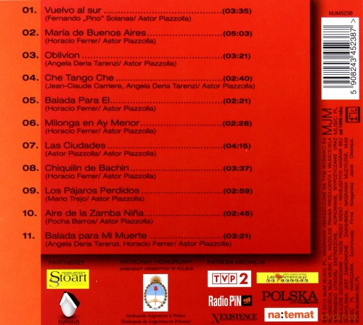 Kopeć Izabela Aconcagua Quintet: Piazzolla Show Me Your Tango (digipack) [CD]