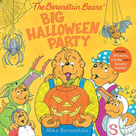 The Berenstain Bears' Big Halloween Party: Includes Stickers, Cards, and a Spooky Poster! - Mike Berenstain [KSIĄŻKA]