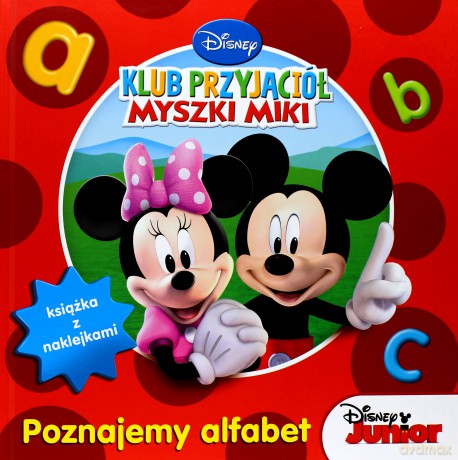 Klub Przyjaciół Myszki Miki. Poznajemy alfabet  [KSIĄŻKA]