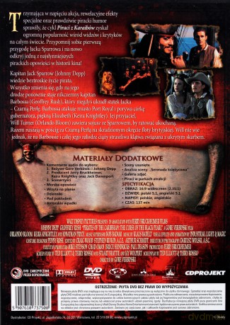 Piraci z Karaibów: Klątwa czarnej perły edycja specjalna [2DVD]