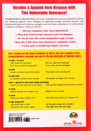 The Big Red Book of Spanish Verbs, Second Edition (NTC FOREIGN LANGUAGE) - Ronni L. Gordon [KSIĄŻKA]
