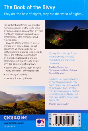 The Book of the Bivvy: Tips, stories and route ideas - Ronald Turnbull [KSIĄŻKA]