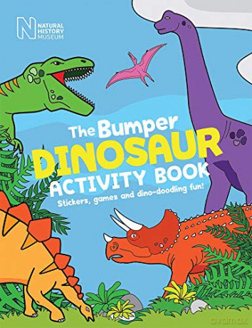 The Bumper Dinosaur Activity Book: Stickers, games and dino-doodling fun! - The Natural History Museum [KSIĄŻKA]