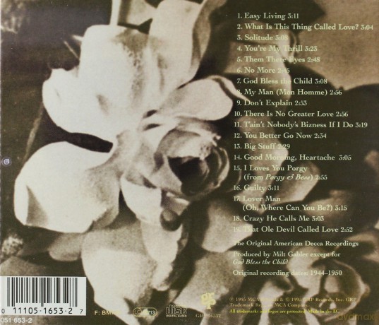 Billie Holiday: Billie Holiday's Greatest Hits [CD]