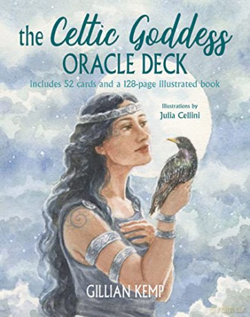 The Celtic Goddess Oracle Deck: Includes 52 cards and a 128-page illustrated book - Gillian Kemp [KSIĄŻKA]