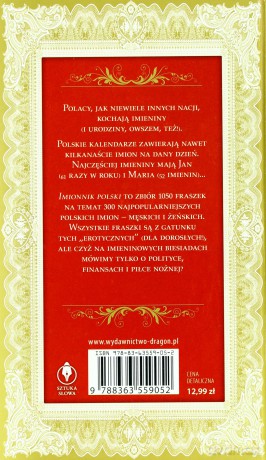 Imionnik Polski. 1050 fraszek dla dorosłych [KSIĄŻKA]