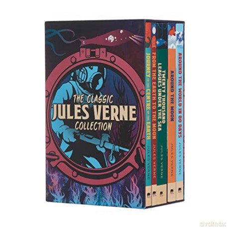 The Classic Jules Verne Collection: 5-Volume box set edition (Arcturus Classic Collections, 5) - Jules Verne [KSIĄŻKA]