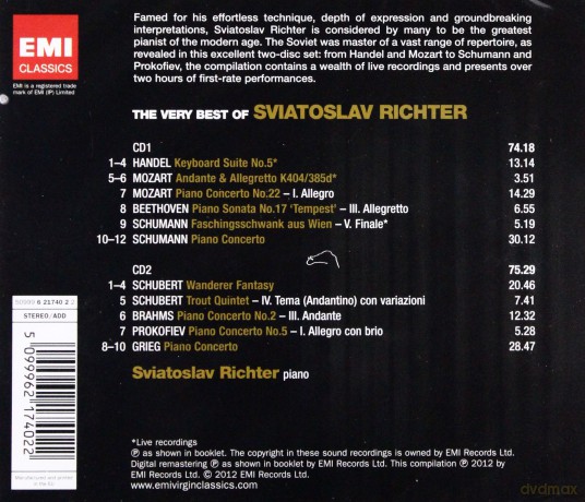 Richter: The Very Best Of Sviatoslav Richter [2CD]