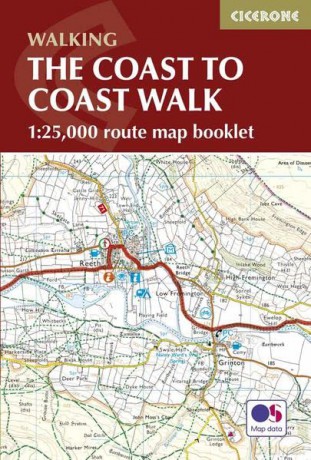 The Coast to Coast Walk Map Booklet (1:25,000 route map): 1:25,000 OS Route Map Booklet - Terry Marsh [KSIĄŻKA]