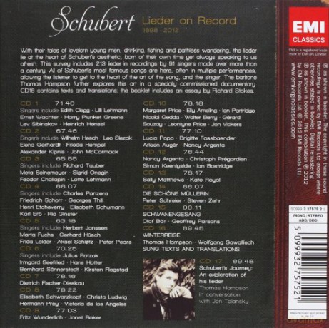 Lieder On Record (1989-2012) - Limited [17CD]