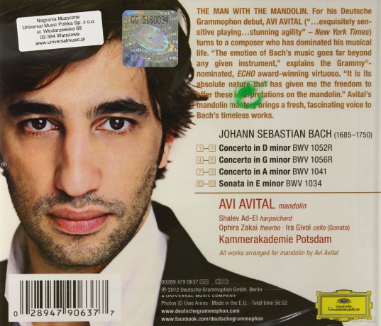 Avi Avital: Bach (PL) [CD]