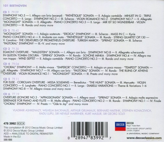 Beethoven 101 [6CD]