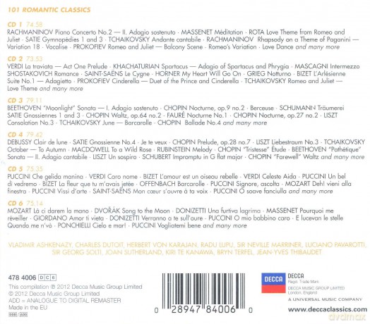 Romantic Classics 101 [6CD]