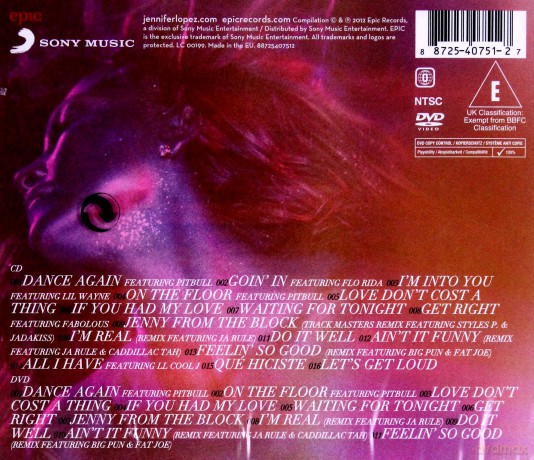 Jennifer Lopez: Dance Again...The Hits [CD]+[DVD]