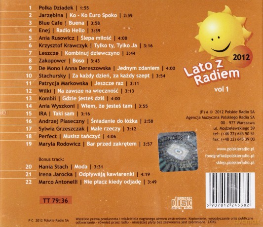 Lato Z Radiem 2012 Vol. 1 [CD]