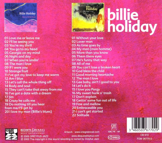 Billie Holiday: The Man I Love + You Go To My Head [2CD]