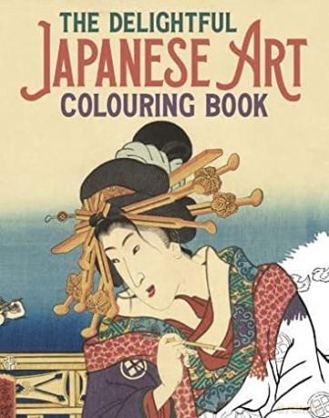 The Delightful Japanese Art Colouring Book - Peter Gray [KSIĄŻKA]