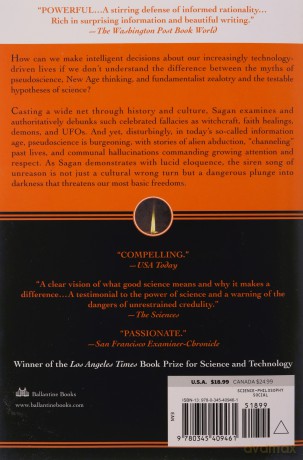 The Demon-Haunted World: Science as a Candle in the Dark - Carl Sagan [KSIĄŻKA]