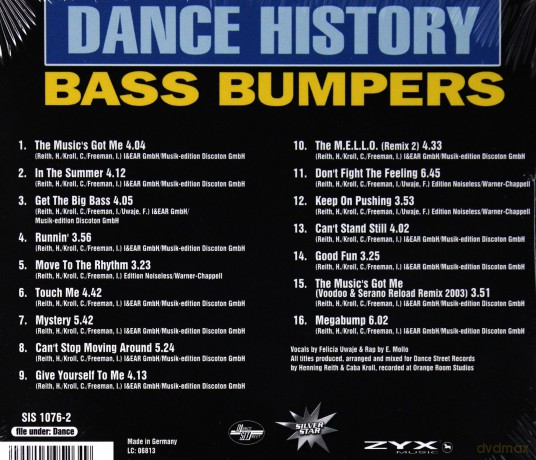 Bass Bumbers: Dance History [CD]