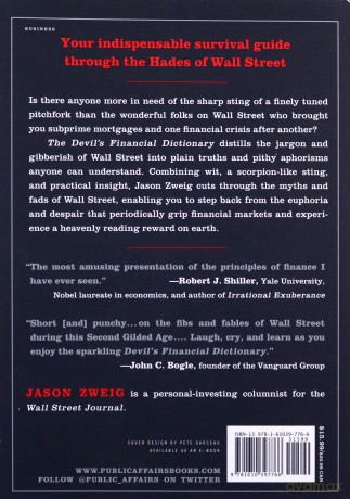 The Devil's Financial Dictionary - Jason Zweig [KSIĄŻKA]