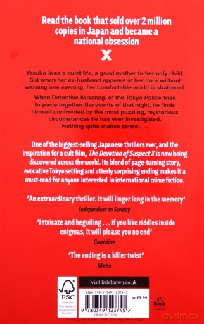 The Devotion Of Suspect X: A DETECTIVE GALILEO NOVEL (Detective Galileo Series) - Keigo Higashino [KSIĄŻKA]