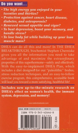 The DHEA Breakthrough: Look Younger, Live Longer, Feel Better - Stephen Cherniske [KSIĄŻKA]