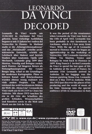 Leonardo Da Vinci Decoded (NTSC) [DVD]