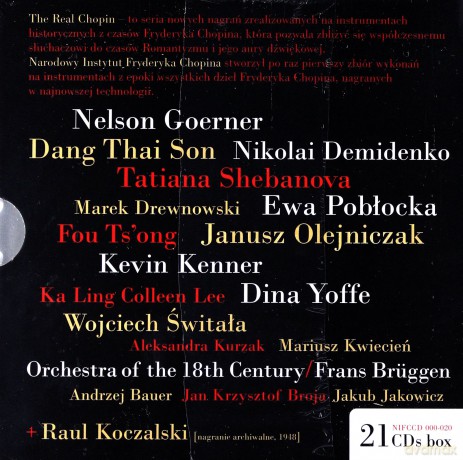 The Real Chopin. Dzieła Wszystkie Na Instrumentach Historycznych [BOX] [21CD]