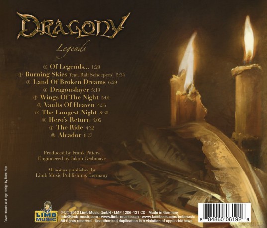 Dragony: Legends [CD]