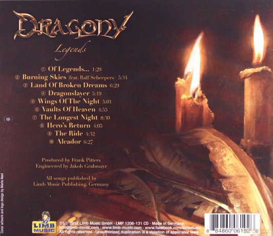 Dragony: Legends [CD]