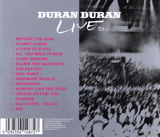 Duran Duran: A Diamond In The Mind Live 2011 [CD]