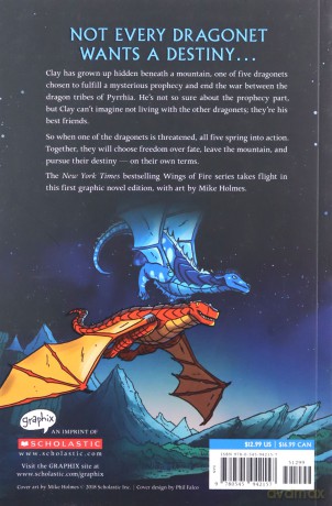 The Dragonet Prophecy (Wings of Fire Graphic Novel #1): The Graphic Novelvolume 1 - Tui T. Sutherland [KSIĄŻKA]