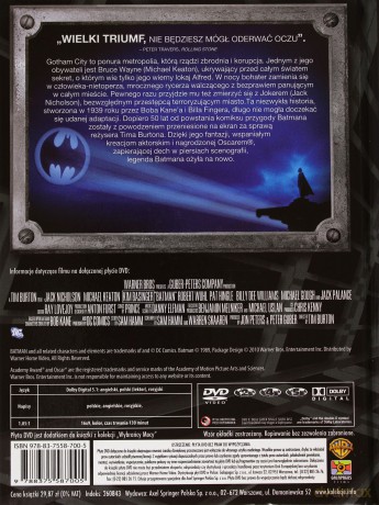 Batman / Batman: Początek / Batman: Mroczny rycerz (Wybrańcy mocy) Pakiet (booklet) [3DVD]