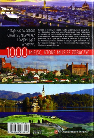 Europa - 1000 miejsc [KSIĄŻKA]
