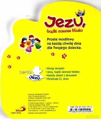 Jezu Bądź zawsze blisko - Emanuela Signorini [KSIĄŻKA]