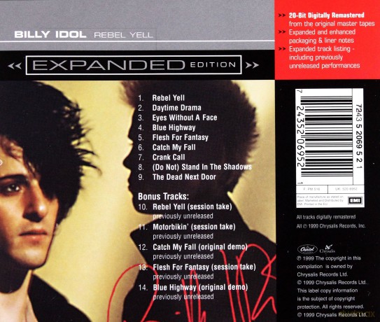 Billy Idol: Rebel Yell [CD]