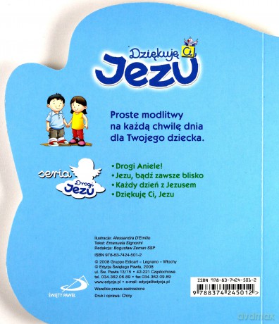 Dziękuję Ci Jezu - Emanuela Signorini [KSIĄŻKA]