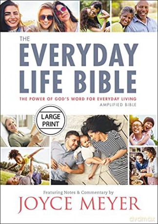 The Everyday Life Bible Large Print: The Power of God's Word for Everyday Living - Joyce Meyer [KSIĄŻKA]