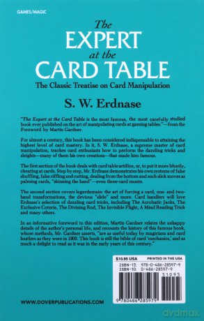 The Expert at the Card Table: Classic Treatise on Card Manipulation (Dover Magic Books) - S.W. Erdnase [KSIĄŻKA]