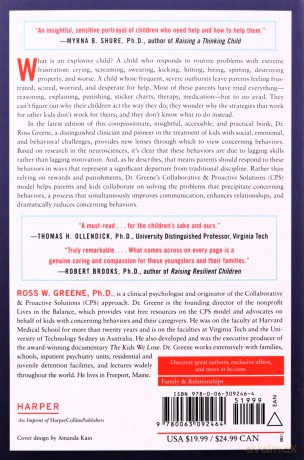 The Explosive Child [Sixth Edition]: A New Approach for Understanding and Parenting Easily Frustrated, Chronically Inflexible Children - Ross W Greene PhD [KSIĄŻKA]