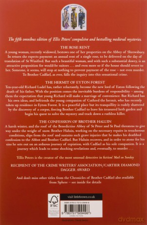 The Fifth Cadfael Omnibus: The Rose Rent, The Hermit of Eyton Forest, The Confession of Brother Haluin - Ellis Peters [KSIĄŻKA]